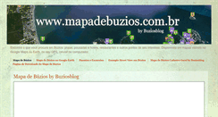 Desktop Screenshot of mapadebuzios.com.br